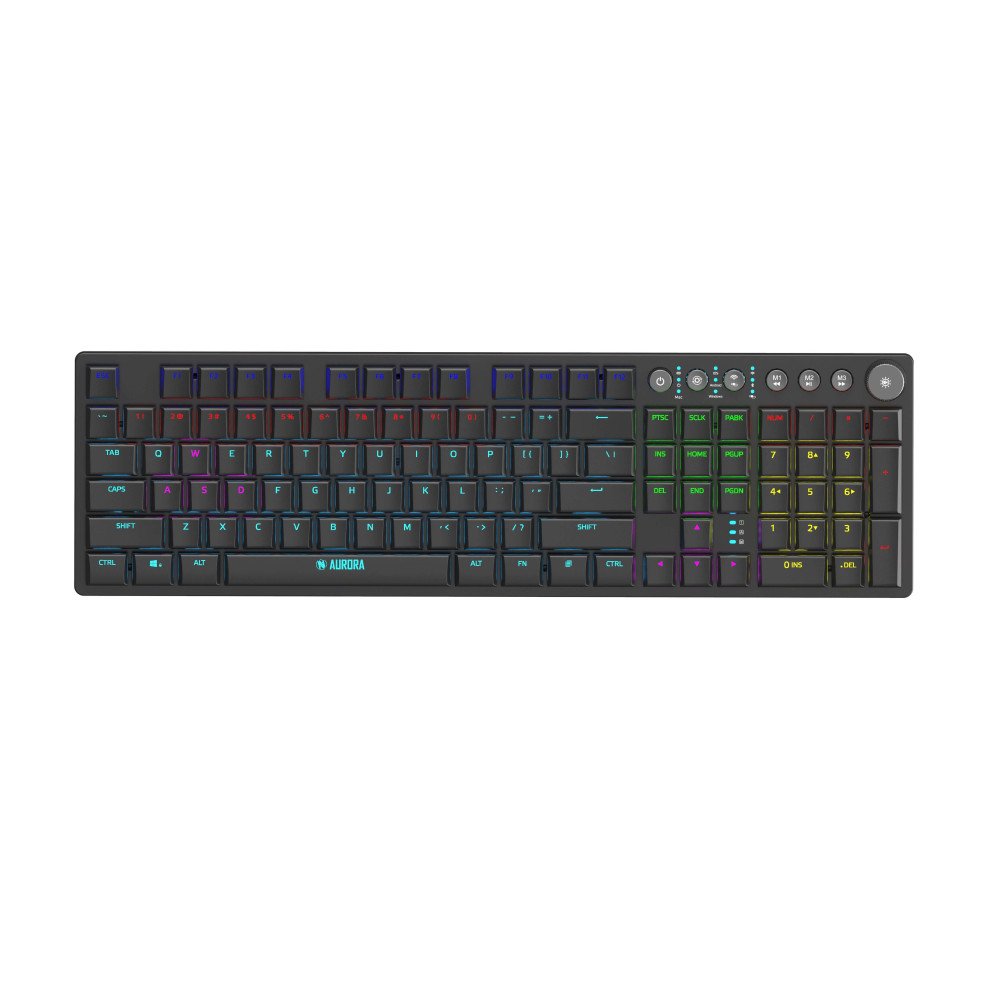 I-BOX AURORA K-6 WIRED / WIRELESS LOW PROFILE GAMING MECHANICAL KEYBOARD IKGMK6