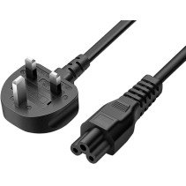 I-BOX POWER CABLE UK TO IEC320 C5 ''CLOVER'' 1.8M / 13A FUSE IKZ2UK