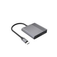 CABLEXPERT ADAPTER USB-C to HDMI + DP 4K 60HZ