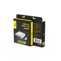 CABLEXPERT ADAPTER USB-C to HDMI + DP 4K 60HZ