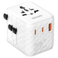 SAVIO UNIVERSAL TRAVEL ADAPTER 20W AP-08