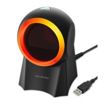 QOLTEC WIRED USB DESKTOP BARCODE READER / QR CODE SCANNER | 1D 2D |