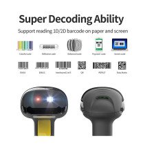 QOLTEC WIRED USB BARCODE READER / QR CODE SCANNER | 1D 2D |