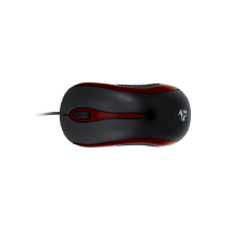 I-BOX WIRED OPTICAL MOUSE i2712 USB BLACK / RED 1.5M IMOF2712U