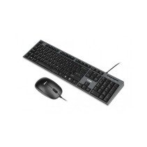 I-BOX DESKTOP KIT WIRED MOUSE + KEYBOARD SET BLACK IKMS606