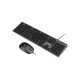 I-BOX OFFICE KIT II WIRED MOUSE + KEYBOARD SET BLACK IKMOC2005070U