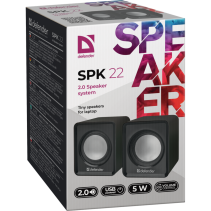 DEFENDER COMPUTER SPEAKERS 2.0 5W USB BLACK SPK-22