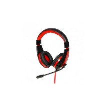 I-BOX 1528 WIRED HEADSET BLACK / RED