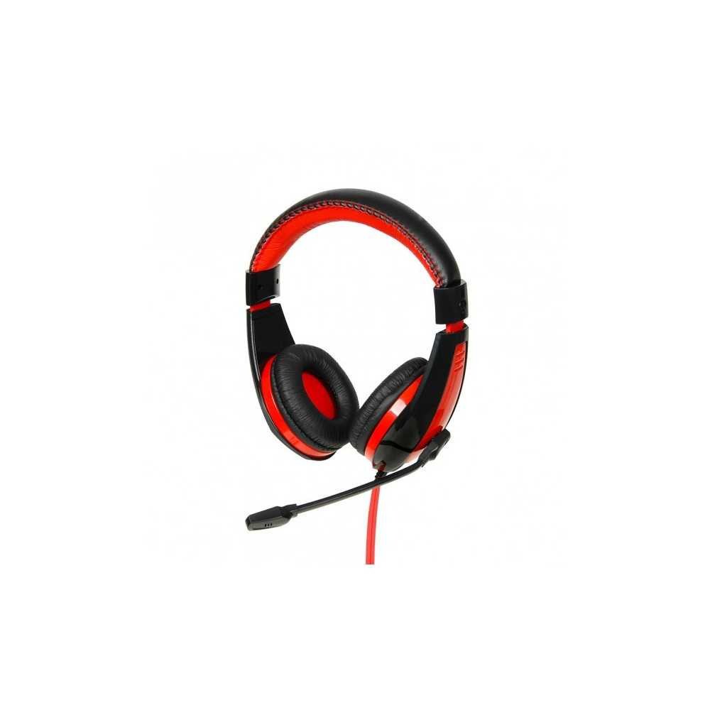 I-BOX 1528 WIRED HEADSET BLACK / RED