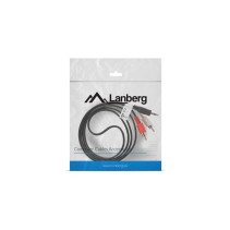 LANBERG 3.5MM 3-PIN (M) TO 2 X RCA (M) ADAPTER CABLE