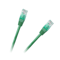 PATCHCORD CABLE UTP 8C PLUG-PLUG CAT6E 0.5M GREEN