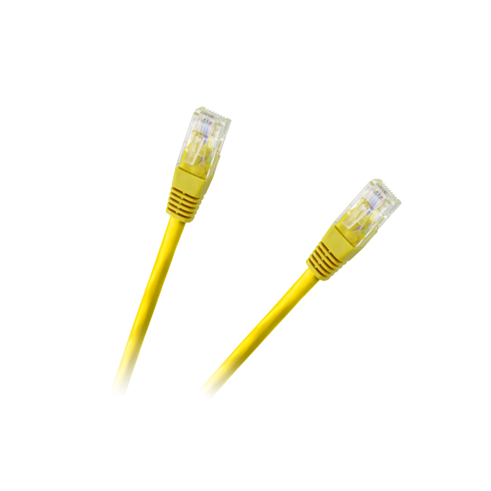 PATCHCORD CABLE UTP 8C PLUG-PLUG CAT6E 1.5M YELLOW