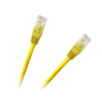 PATCHCORD CABLE UTP 8C PLUG-PLUG CAT6E 1M YELLOW