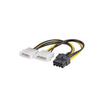 SAVIO POWER CABLE 2x MOLEX 4 PIN M – 8 PIN PCI-EXPRESS AK-45