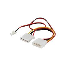 SAVIO POWER CABLE MOLEX 4 PIN (M) – MOLEX 4 PIN (F) + 3 PIN (M) AK-15