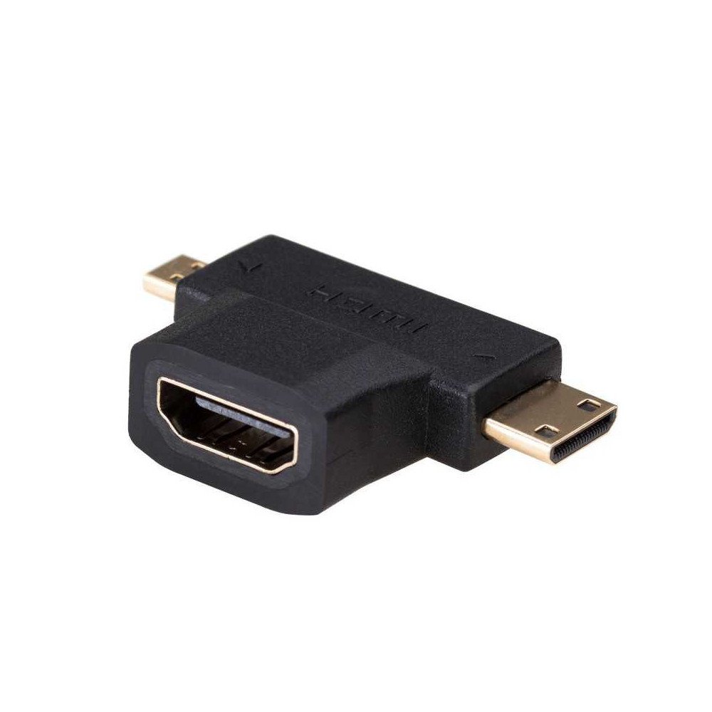 AKYGA HDMI (F) TO MINI HDMI (M) / MICRO HDMI (M) ADAPTER