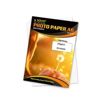 SAVIO PHOTO PAPER A6 180G/M2 50PCS HIGH GLOSSY PA-04